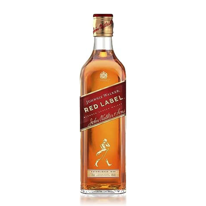 Disfruta del sabor inigualable del Whisky Johnnie Walker Red Label 750ml