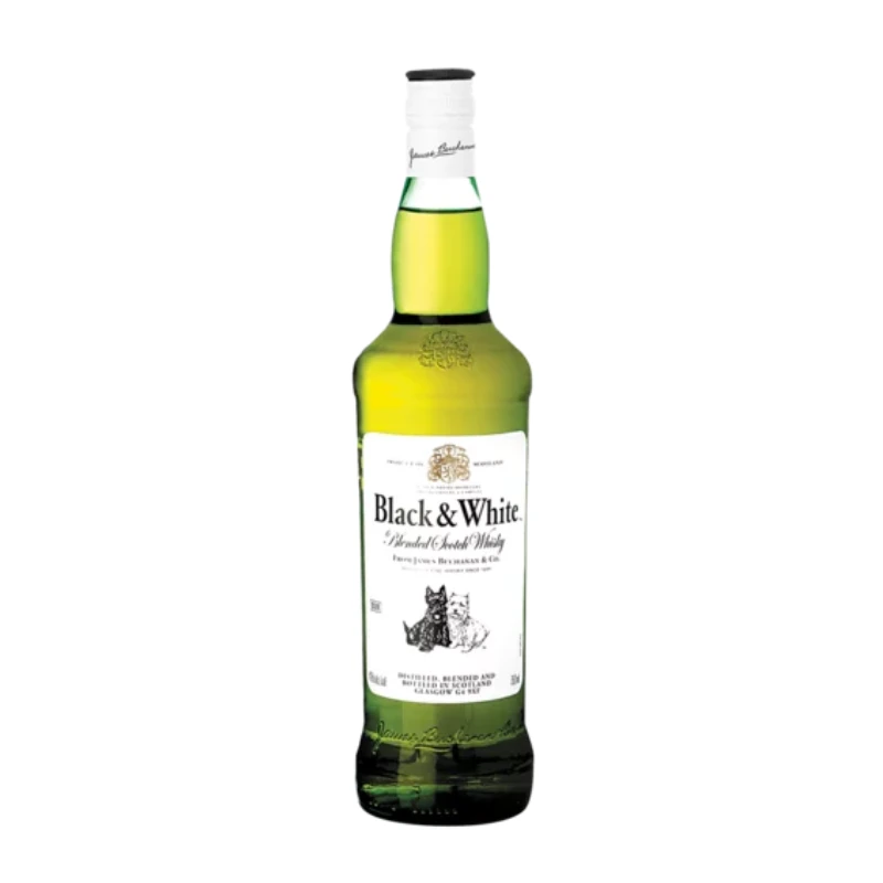 Whisky Black & White 750mL: Sabor y Calidad en Cada Sorbo