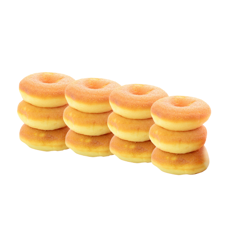 Deliciosas Rosquillas Glaseadas de 50g - Pack de 12 (Congelado)