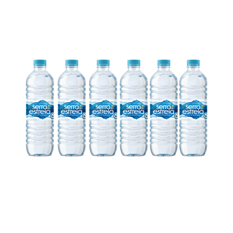 Pack de 6 Botellas de Agua Pura Serra da Estrela (0,33 L)