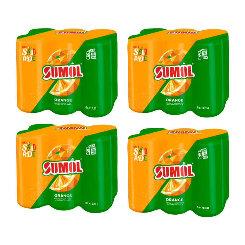 Refresco de Naranja Sumol (24x0,33 L) ∣ Yuppy Market