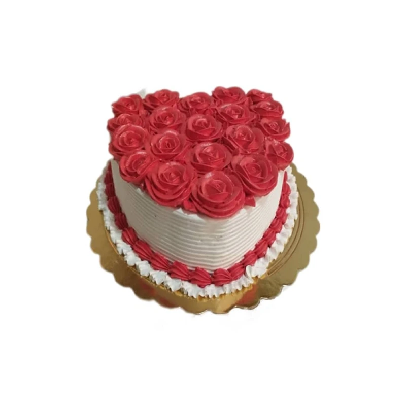 Cake corazoncito en rosas