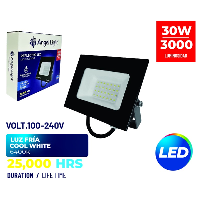 Lámpara reflector led para exterior 30w