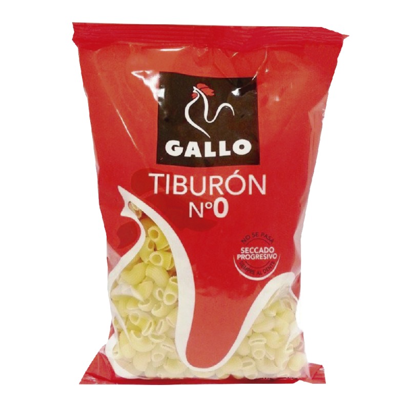 Pasta coditos - tiburón No. 0 Gallo (450 g / 15.87 oz)