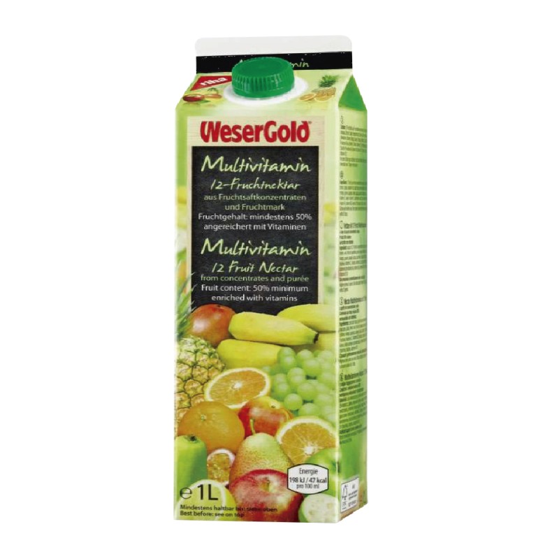 Néctar multifrutas con vitamina (1 L) ∣ Yuppy Market