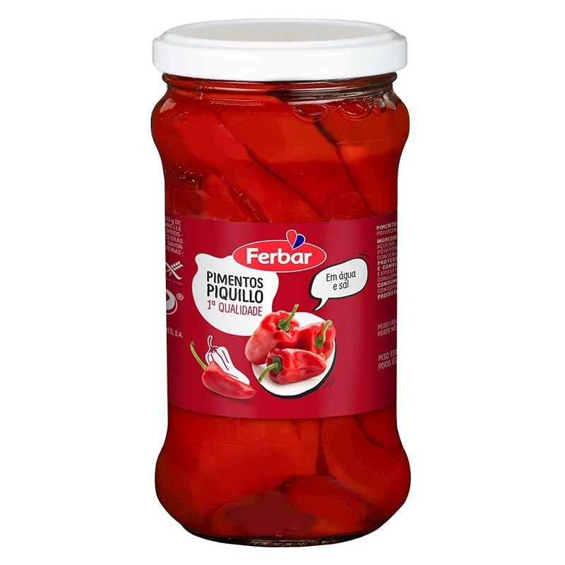 Pimientos del Piquillo en Agua y Sal - Sabor Auténtico (280gr)