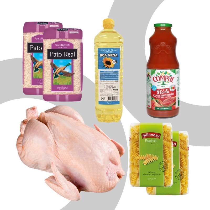 Combo Básico de Alimentos: Delicioso Pollo para Tu Mesa