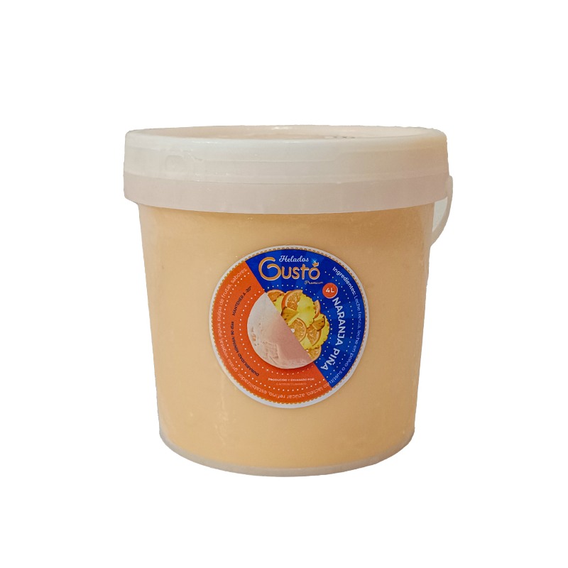 Helado de naranja piña (4 L)