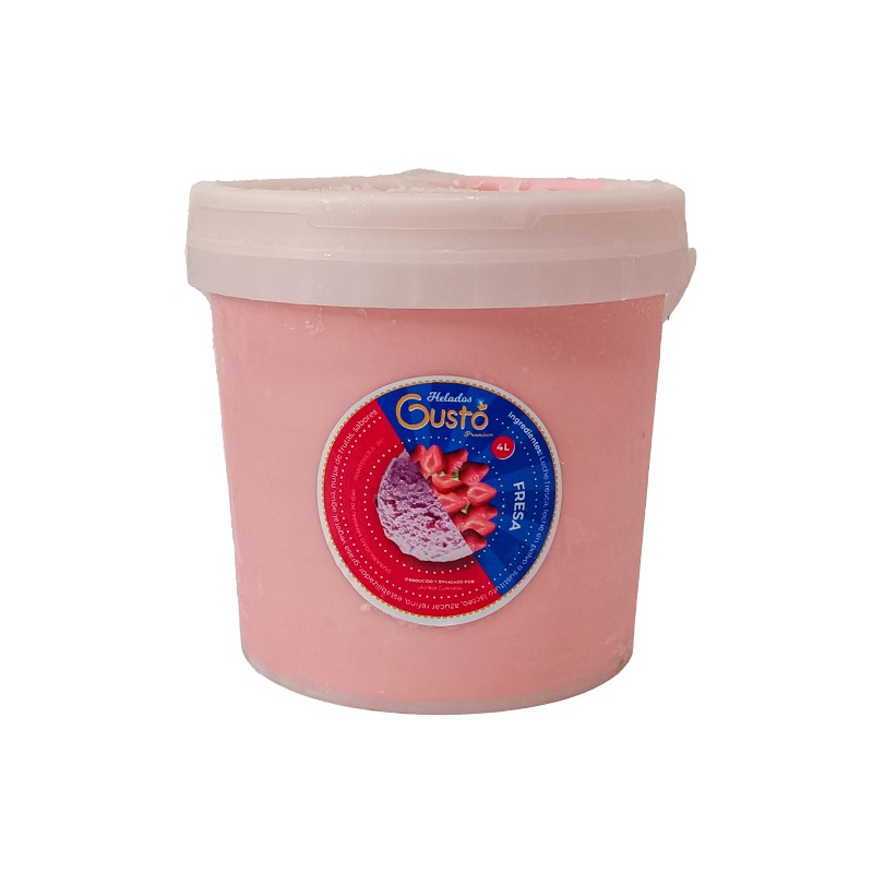 Helado de fresa (4 L)