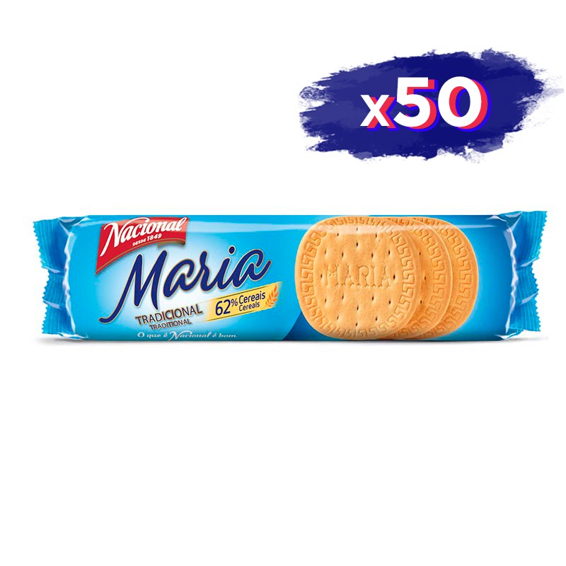 Paquete Ahorro: Galletas Maria Nacional 200Gr - Lote de 50 Unidades