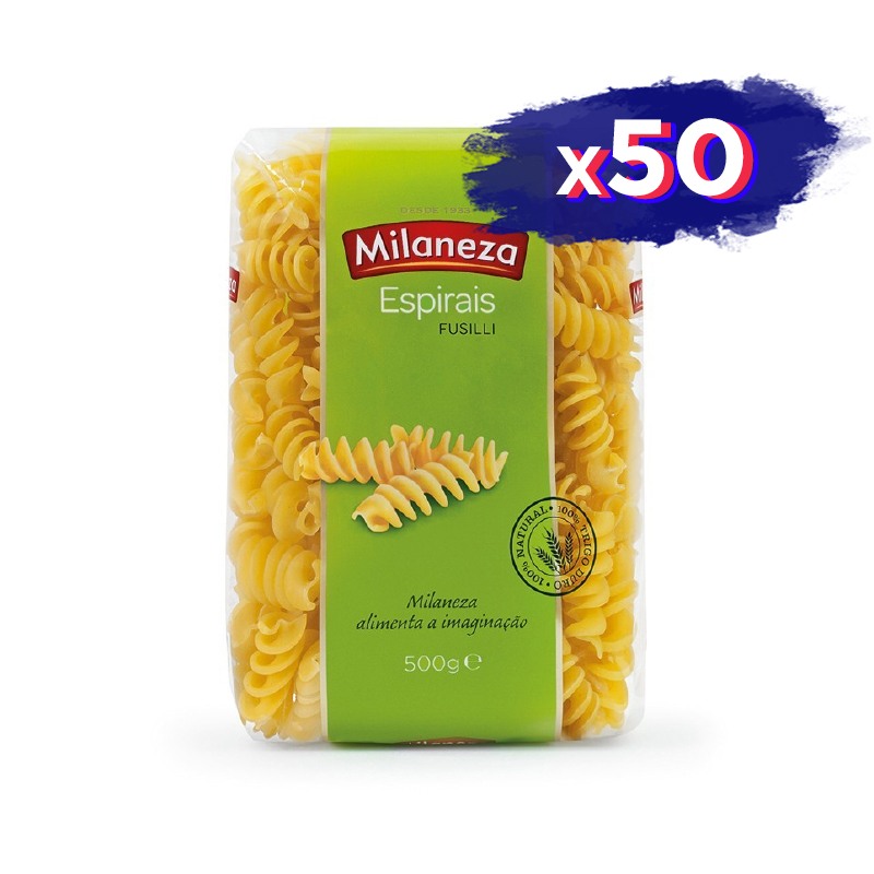 Fusilli Milaneza 500Gr x 50: Pasta de Calidad Superior para tus Recetas