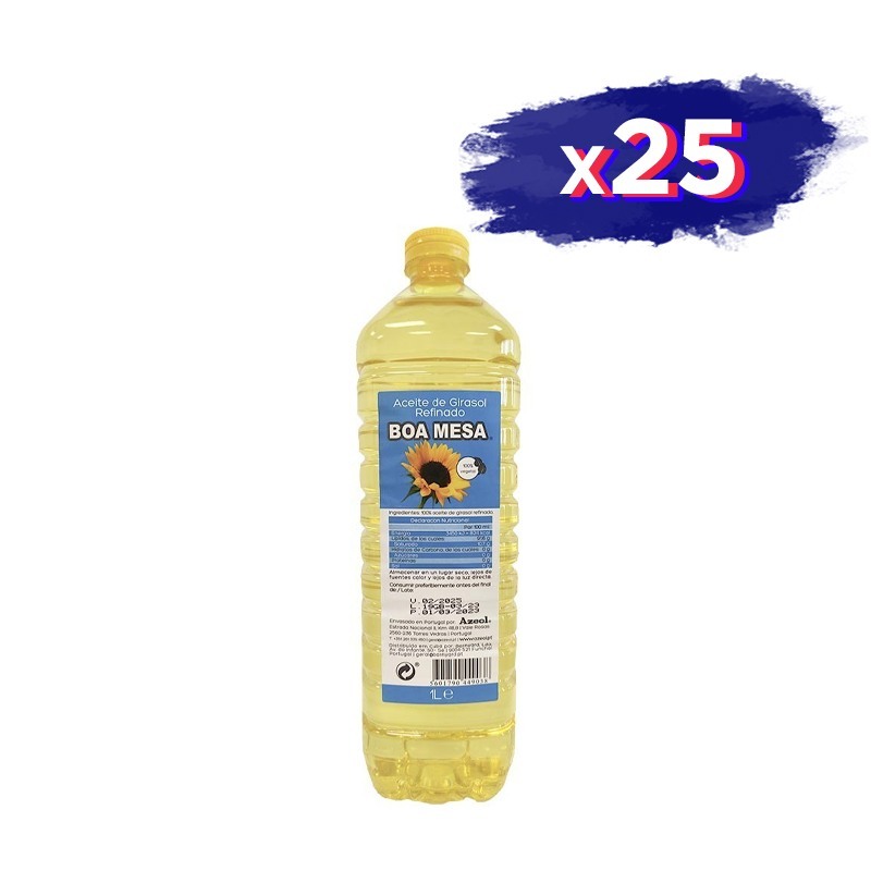 Aceite de Girasol Boa Mesa x 25: Calidad y Sabor en tu Cocina