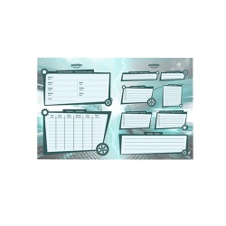 Cuaderno raya ancha - libreta rayada - cosido con diseño para niños adolescentes y jóvenes.