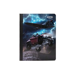 Cuaderno raya ancha - libreta rayada - cosido con diseño para niños adolescentes y jóvenes.