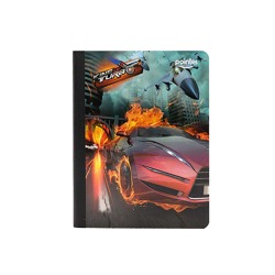 Cuaderno raya ancha - libreta rayada - cosido con diseño para niños adolescentes y jóvenes.