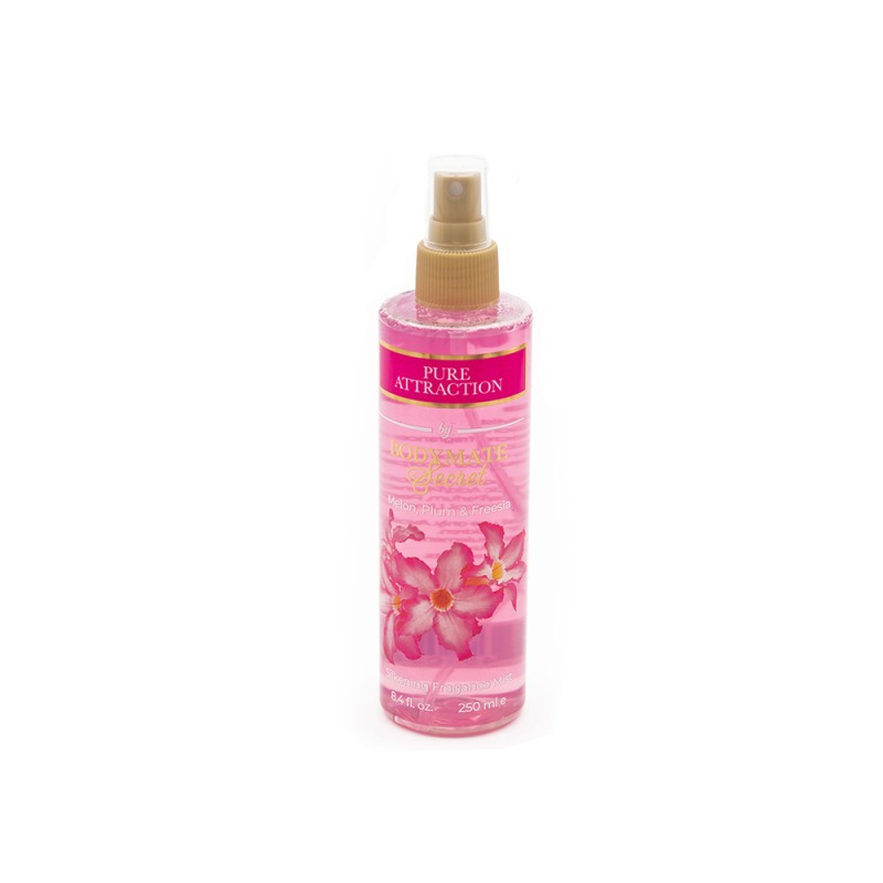 Colonia corporal splash para mujer con fragancia combinada de fresia melón y ciruela 250 ml 8.4 fl.oz.