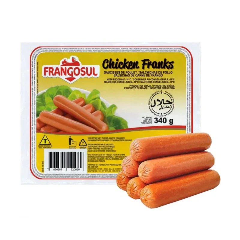 Perrito Caliente (Salchichas de Pollo) 10und 340g