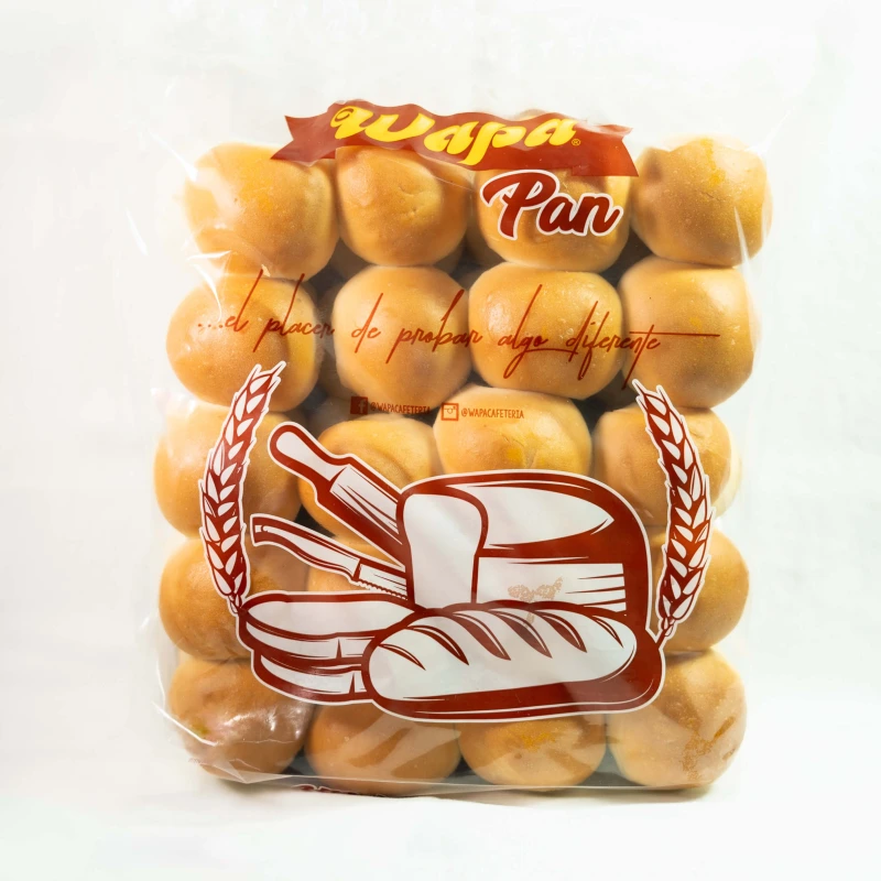 Pan de Bocadito 40 unidades 12.5 gr c/u 500 gr bolsa