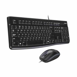 COMBO TECLADO RATON LOGITECH MK120 USB NEGRO