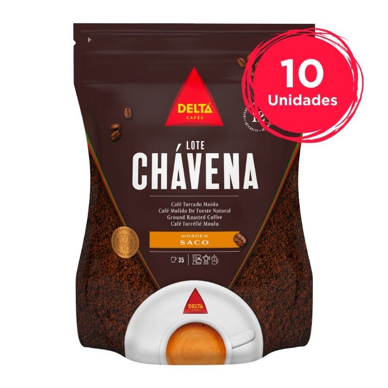 Pack ×10 CAFÉ MOÍDO LOTE CHÁVENA DELTA 250G Delta | 19.83 €/kg