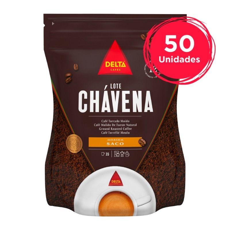Pack ×50 CAFÉ MOÍDO LOTE CHÁVENA DELTA 250G Delta | 18.81 €/kg