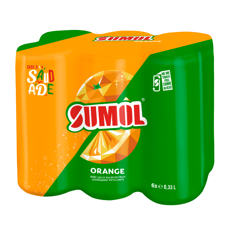 Refresco de Naranja Sumol (6x0,33 L) ∣ Yuppy Market