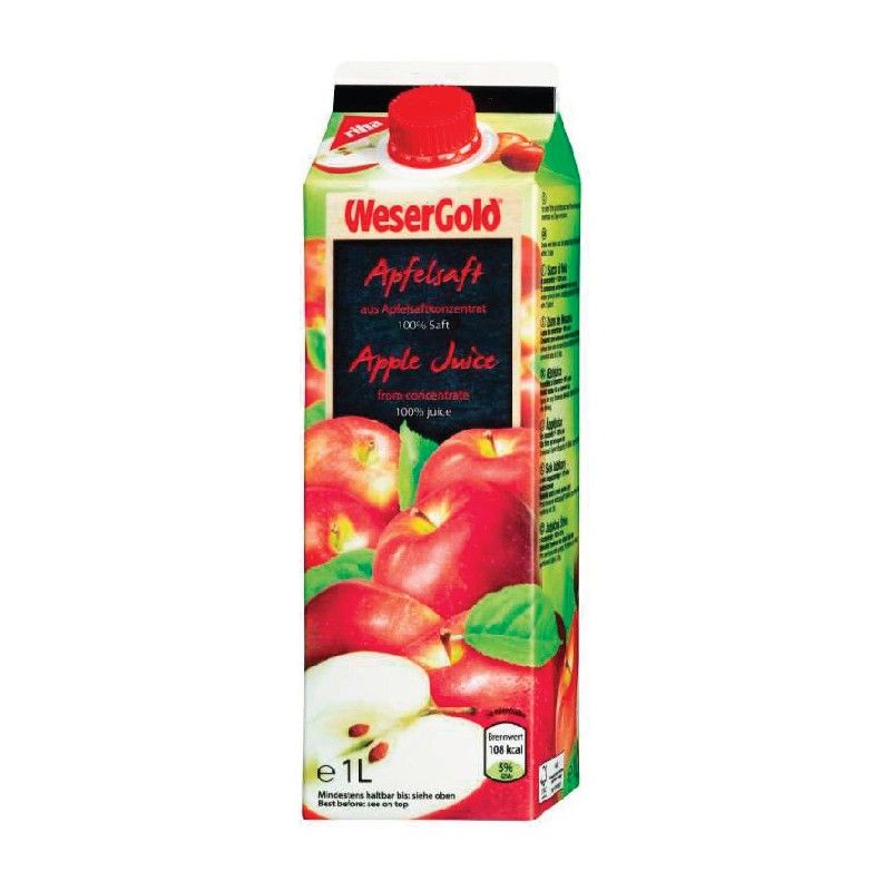 Jugo de manzana WeserGold (1 L)