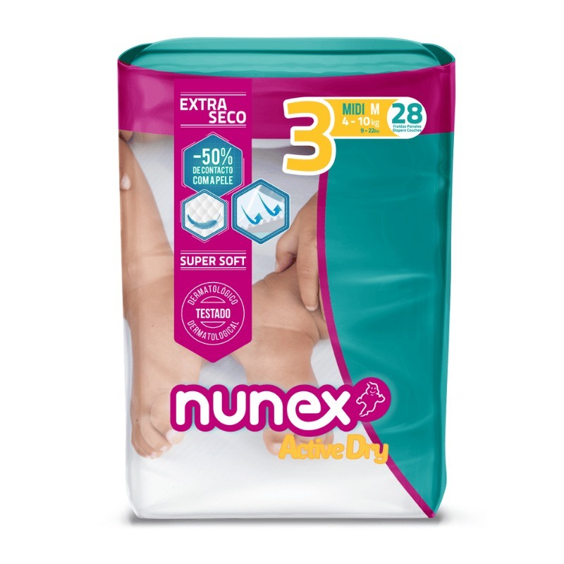 Pañales para Ninos Active Dry T3 (4-10Kg)