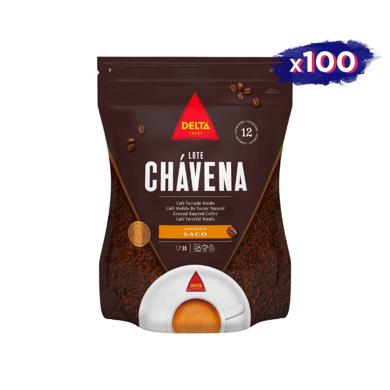 Disfruta del auténtico sabor con Café Molido Delta 250gr - Pack de 50