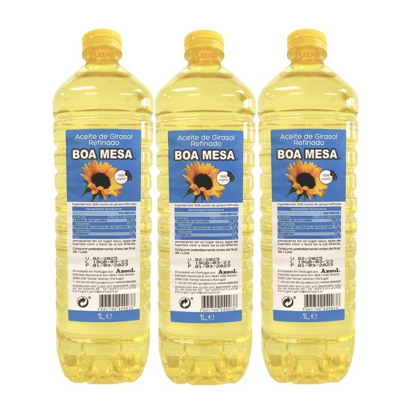 3 Aceite de Girasol Boa Mesa ∣ Yuppy  Market