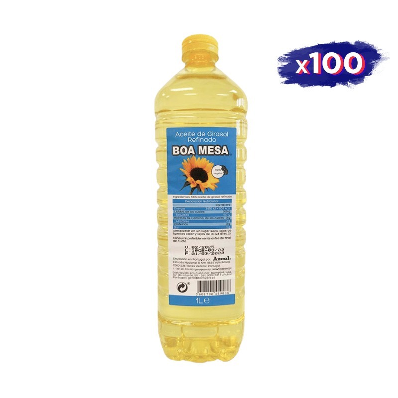 Aceite de Girasol "Boa Mesa" 1L  (Mínimo 100L)