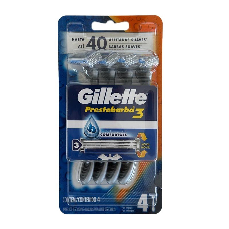 Cuchillas de Afeitar Desechables Gillette (set de 4)