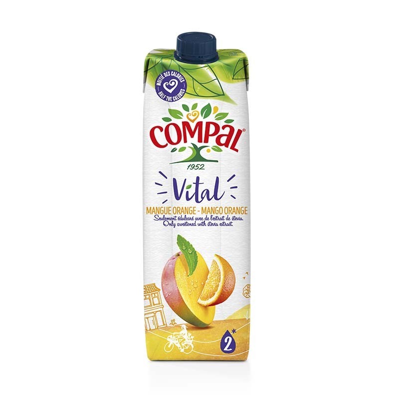 Jugo de mango/naranja Vital prisma 1L - Próximo Vencimiento