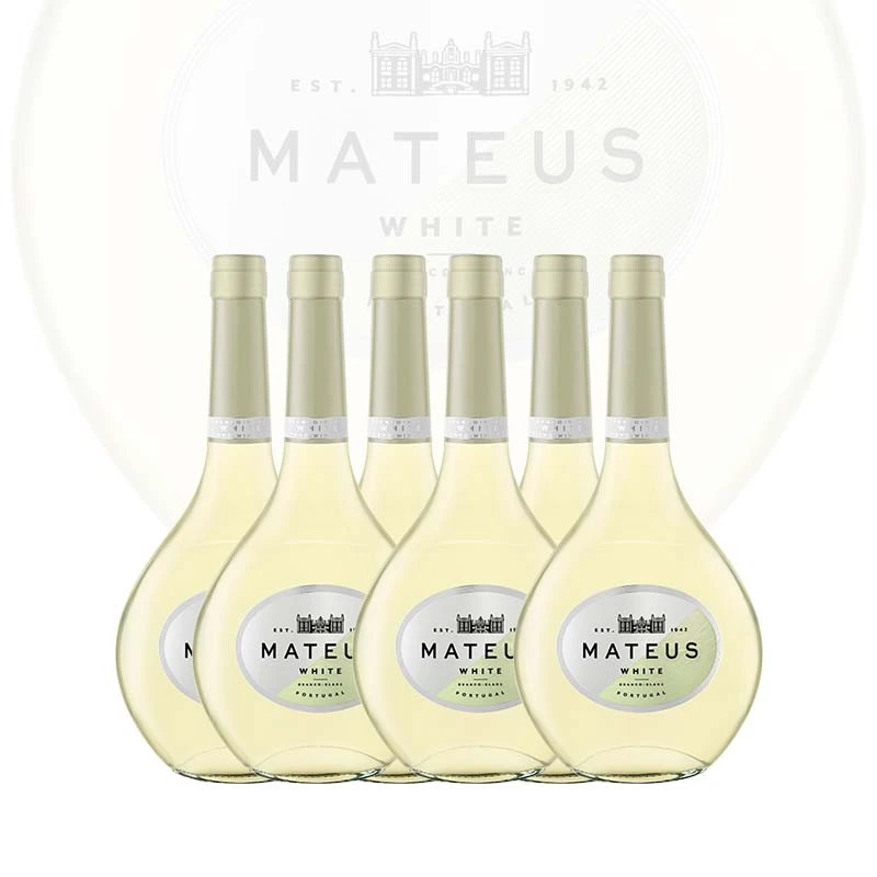 Vino Blanco Mateus de Portugal - Pack de 6 Botellas 750ml