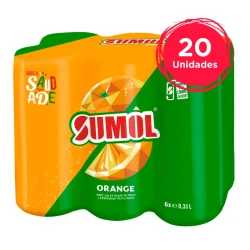 Pack Ahorro: 120 Latas de Refresco Sumol Naranja (6x0,33L)