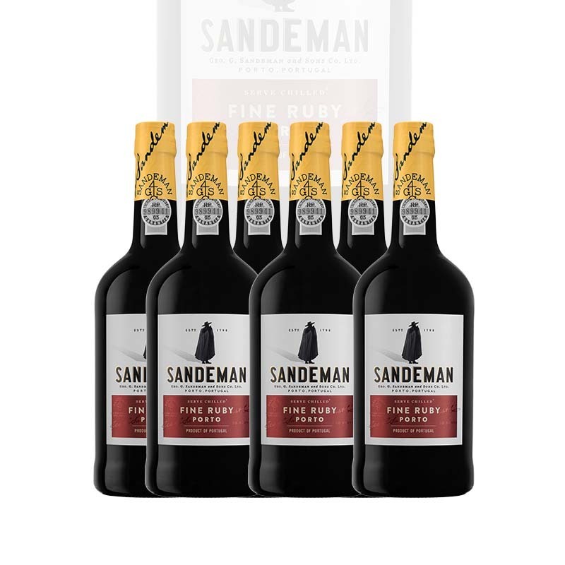 Vino de Oporto Sandeman Ruby Tinto - Portugal (6x750ml)