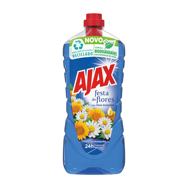 Detergente Ajax Fiesta Flores de Montaña 1250ml