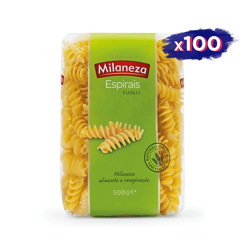 Pasta Fusilli Milaneza 500Gr (Mínimo 100)