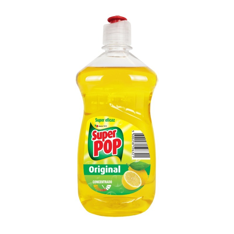 Detergente Lavaplatos Super Pop Limon 500ml