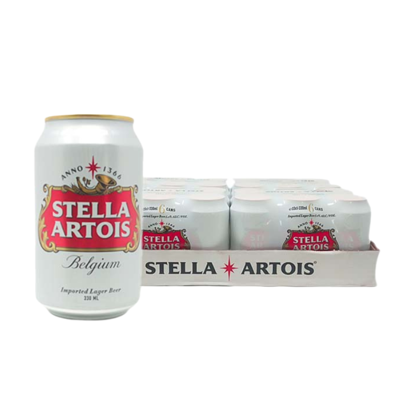 Cerveza Stella Artois Lata 24*330 ml (Próximo Vencimiento)