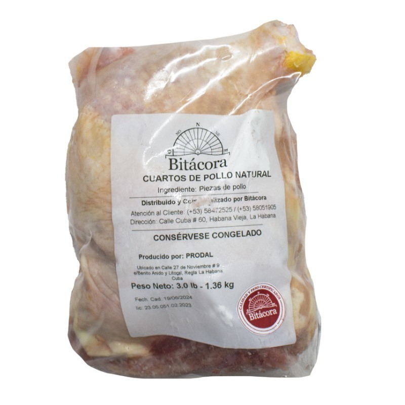 Copia de Muslo y Contra Muslo de Pollo (3 lb +/- 5%)